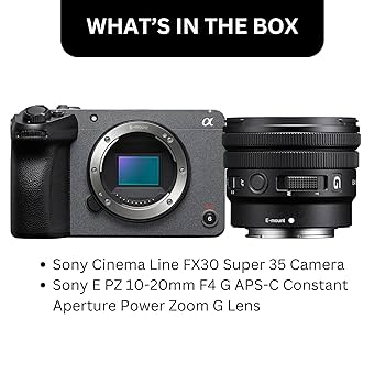 Amazon.com : Sony Cinema Line FX30 Super 35 Camera for